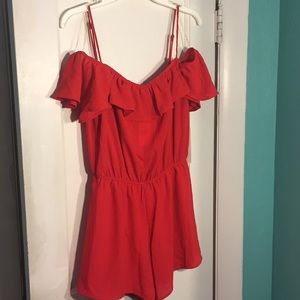 Red romper